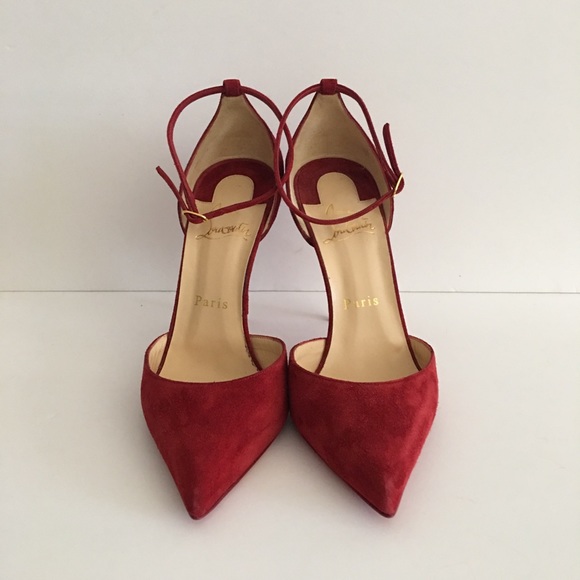 Christian Louboutin Shoes Christian Louboutin Uptown Red Suede